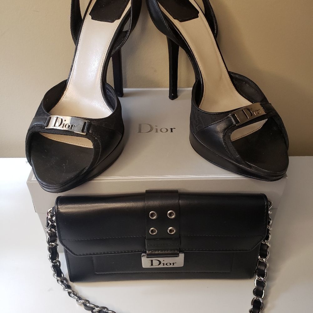 Dior Leather Wallet and Heels Bundle - Picture 8 of 16